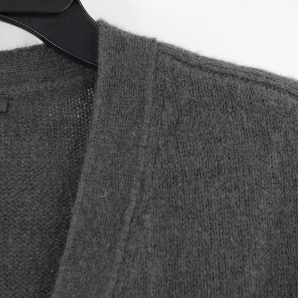 JAMES PERSE sweater Cardigan Womens 1 Cashmere Knit Long Sleeve V Neck green - Picture 2 of 11